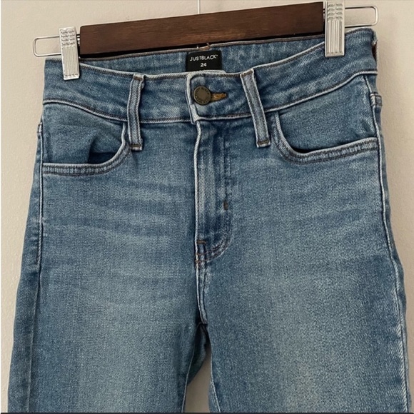 Just Black Denim Stretchy Skinny Ankle Jeans 24 - Picture 5 of 10